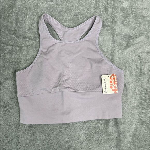 Free People Movement Sheer Mauve Bra Women’s Size XS/S NWT - Picture 1 of 6